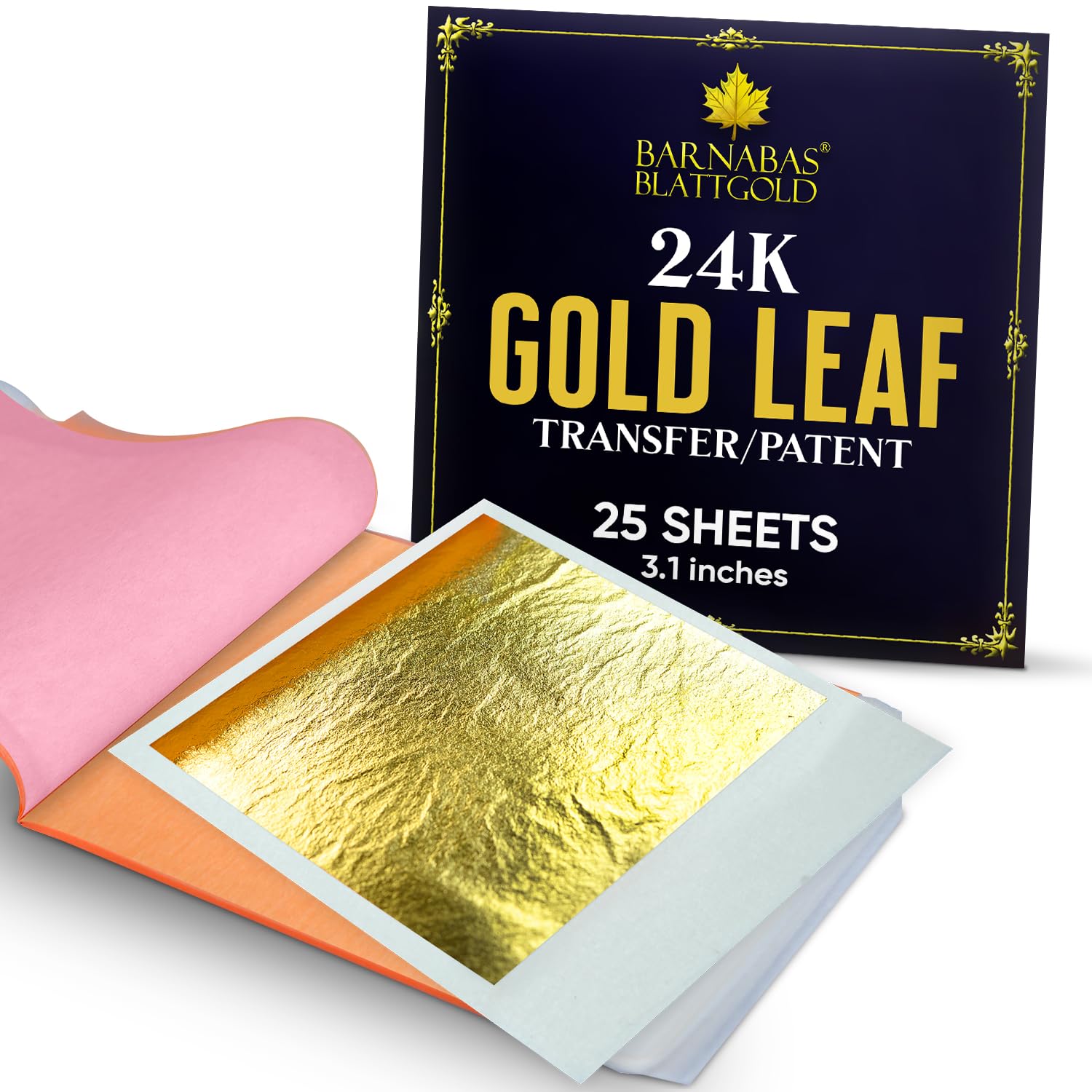 Barnabas Blattgold Edible Gold Leaf for Stunning Cake Decor