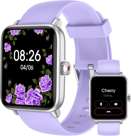 LIVIKEY Smart Watch - Answer Calls, Track Health, IP68 Waterproof
