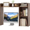 Tangkula Desktop Bookshelf Countertop Hutch for Desks - Space Saving