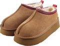 Gegefur Women's Snow Boots Platform Boot Fur Lined Slip On - Warm Grip