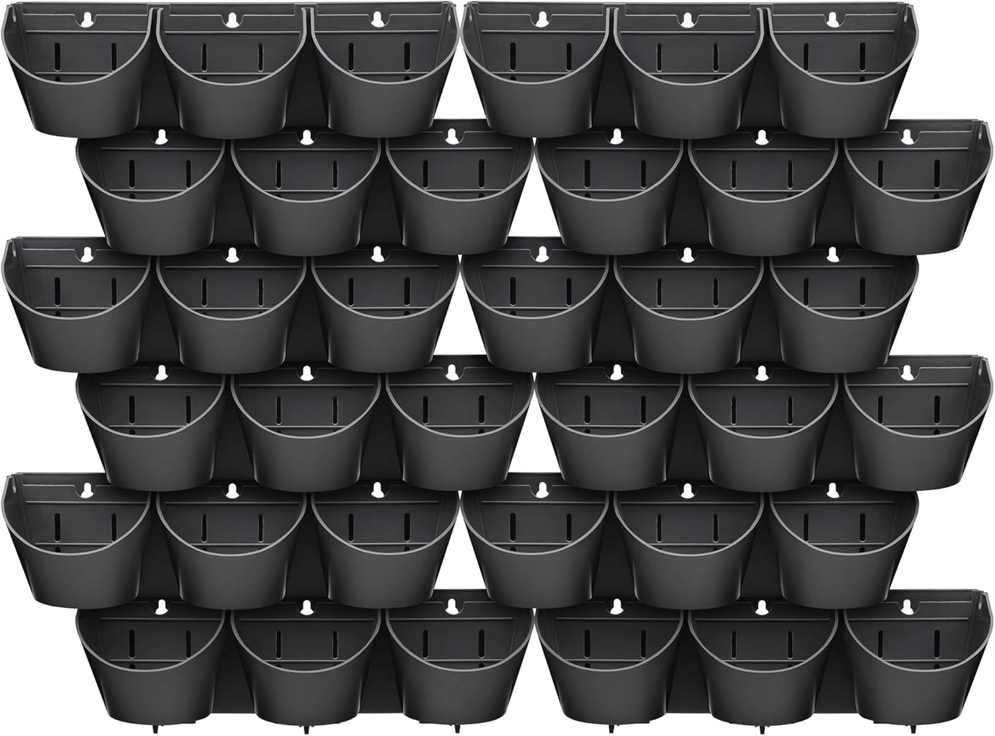 Self Watering Stackable Vertical Planters for Indoor Outdoor Use