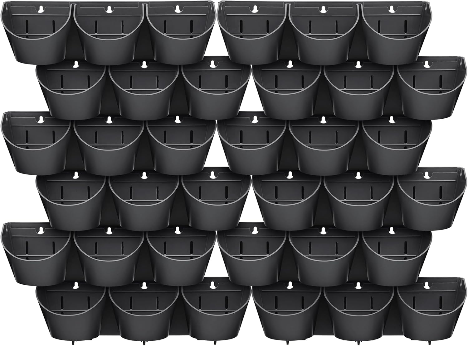 Self Watering Stackable Vertical Planters for Indoor Outdoor Use