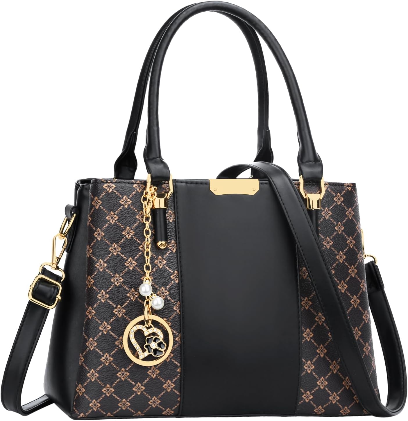 KKXIU 3 Zippered Compartments Handbags for Women - Stylish & Practical