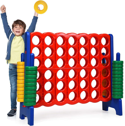 Costzon Giant 4-in-A-Row Game Set for Kids & Adults Fun