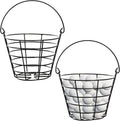 SINJEUN 2 Pack Golf Ball Baskets - Holds 50 Balls!