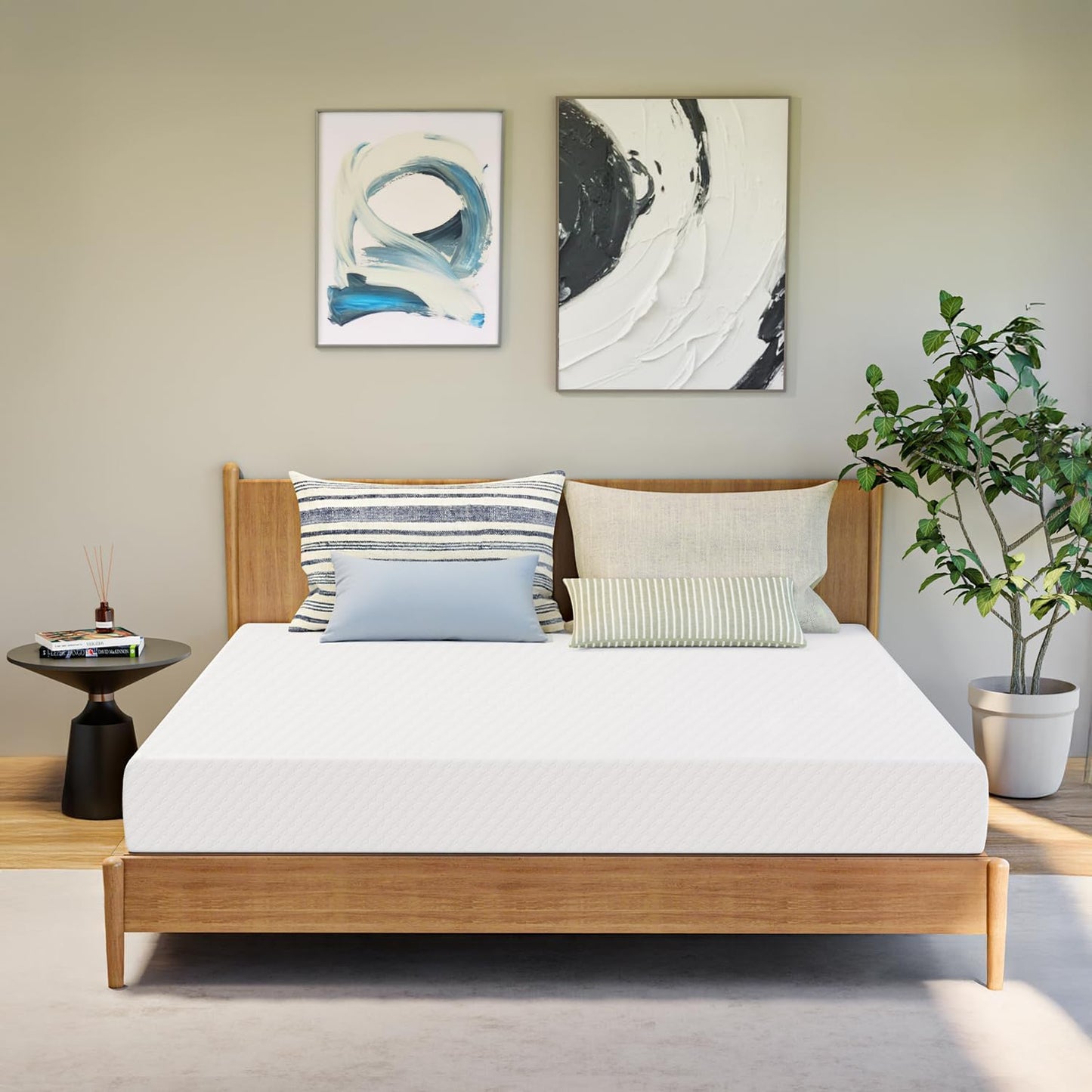 GAESTE 8 Inch King Cooling Gel Memory Foam Mattress for Sleep