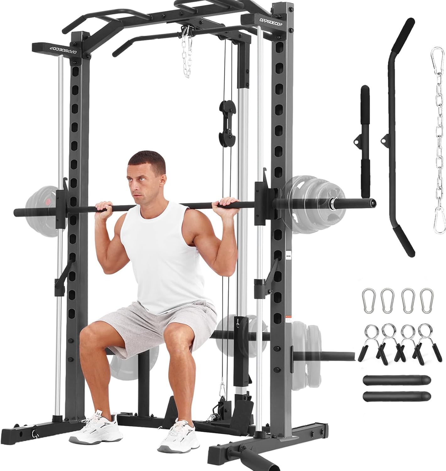 OPPSDECOR Smith Machine Squat Rack ~ Total Body Workout