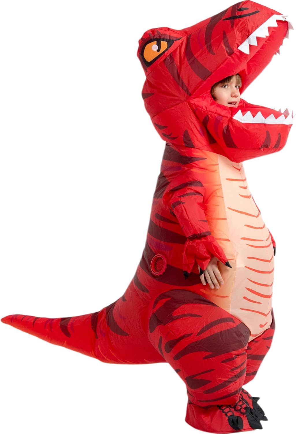 Inflatable Trex Costume for Kids - Fun Halloween Dinosaur Outfit