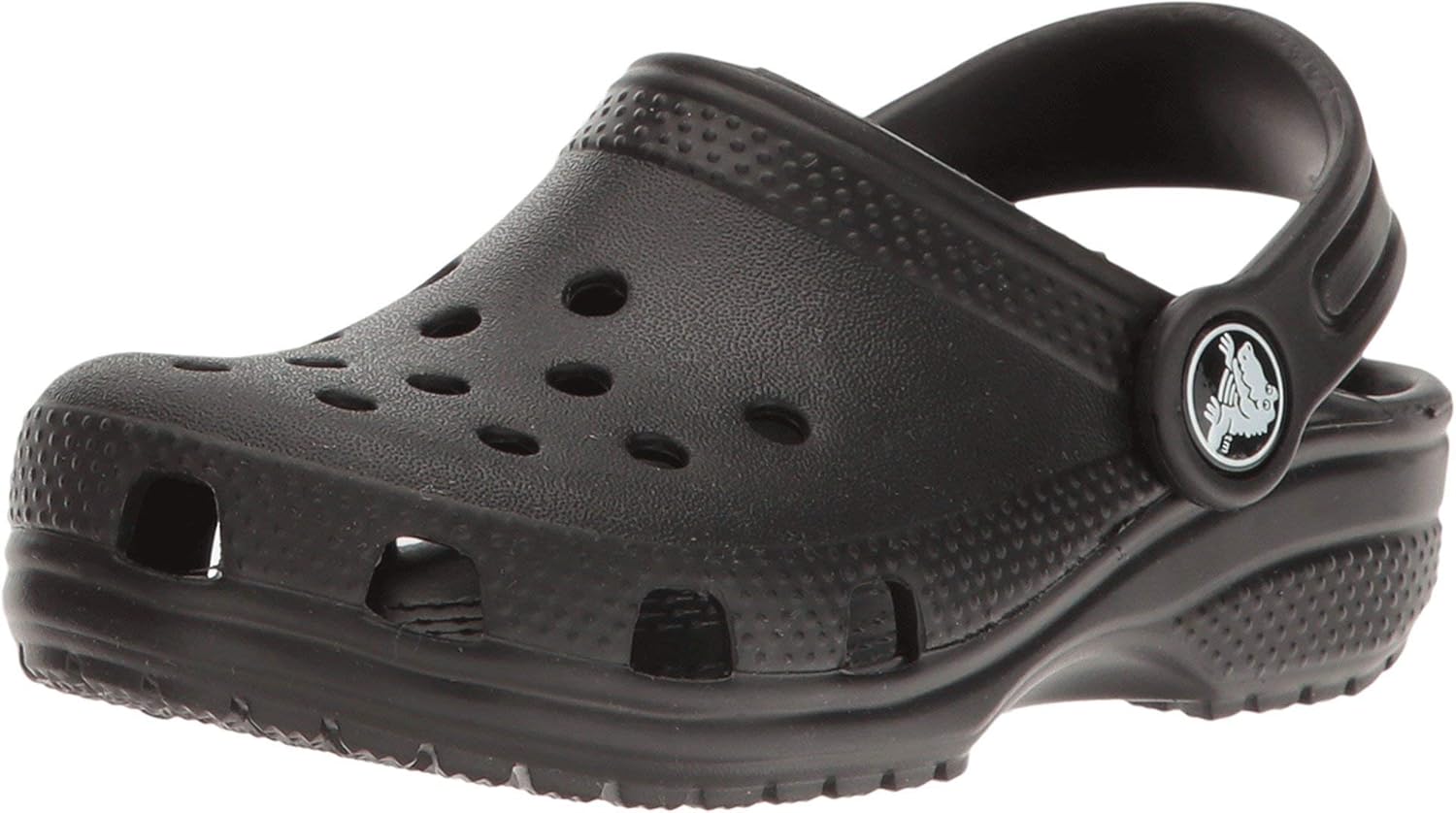 Crocs Kids' Classic Clogs with Sparkling Glitter Design