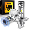 OXILAM H4 LED Bulbs 9003 HB2 - 800% Brighter Cool White Upgrade