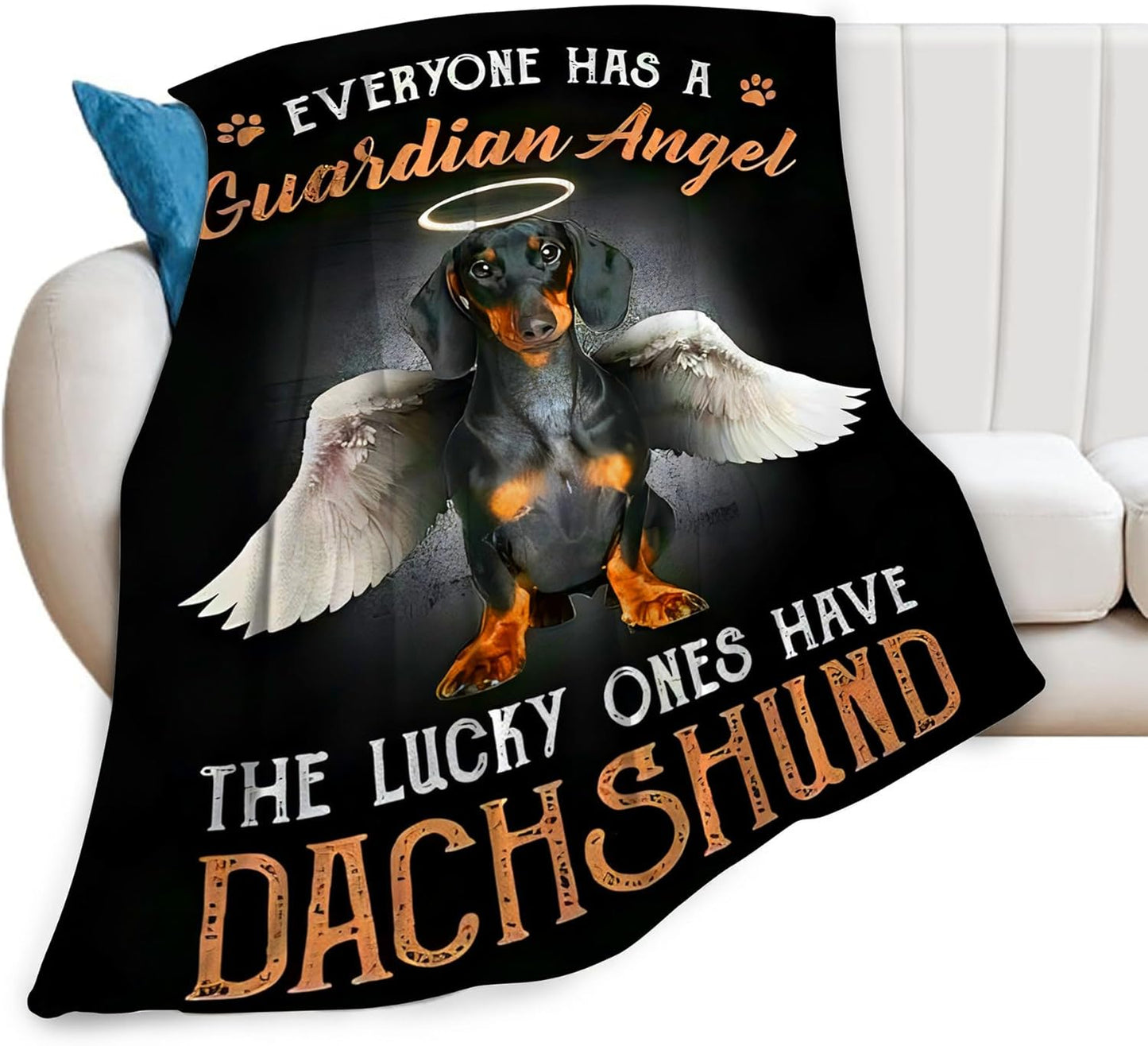 Dachshund Throw Blanket - Cozy Fleece for All Ages and Seasons