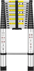 Telescoping Ladders 15Ft/4.5M Multi-Purpose Folding Extension Ladder