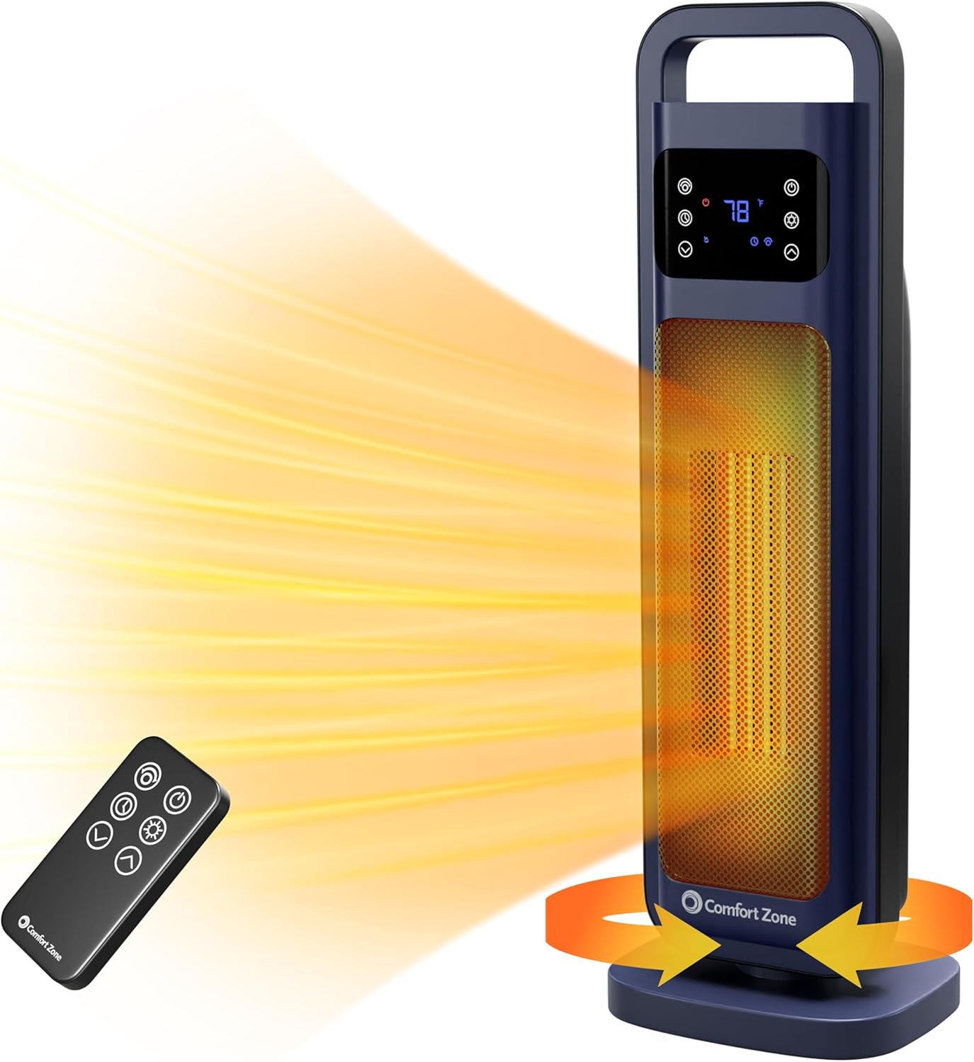 Comfort Zone 26 Room Heater: Remote, Timer, Oscillation