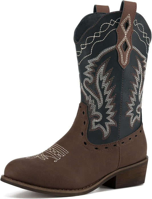 Rollda Kids Cowboy Boots for Boys Girls - Stylish Western Wear