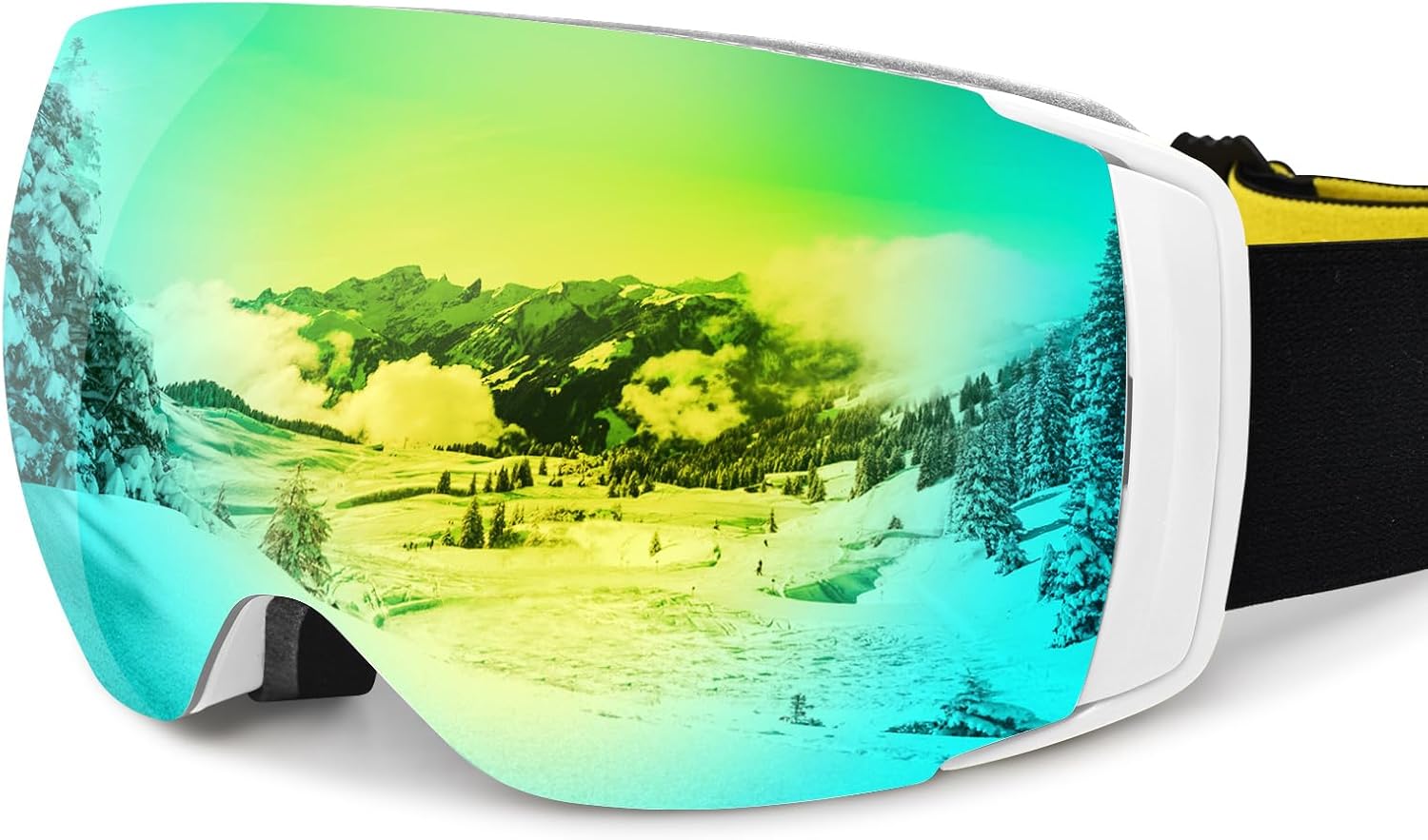 ORANZI Anti-Fog Magnetic Ski Goggles - 100% UV Protection