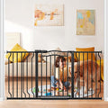 Extra Wide Baby Gate 53.1-62.2 in - Tall Pressure-Mounted Safety Gate