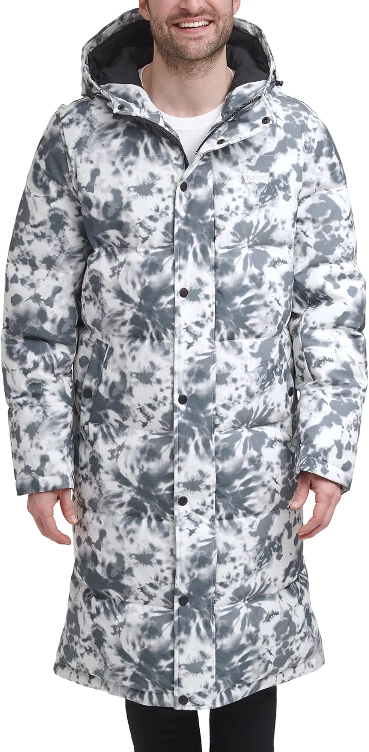 Levi's Men's Arctic Cloth Extra Long Parka Jacket for Winter