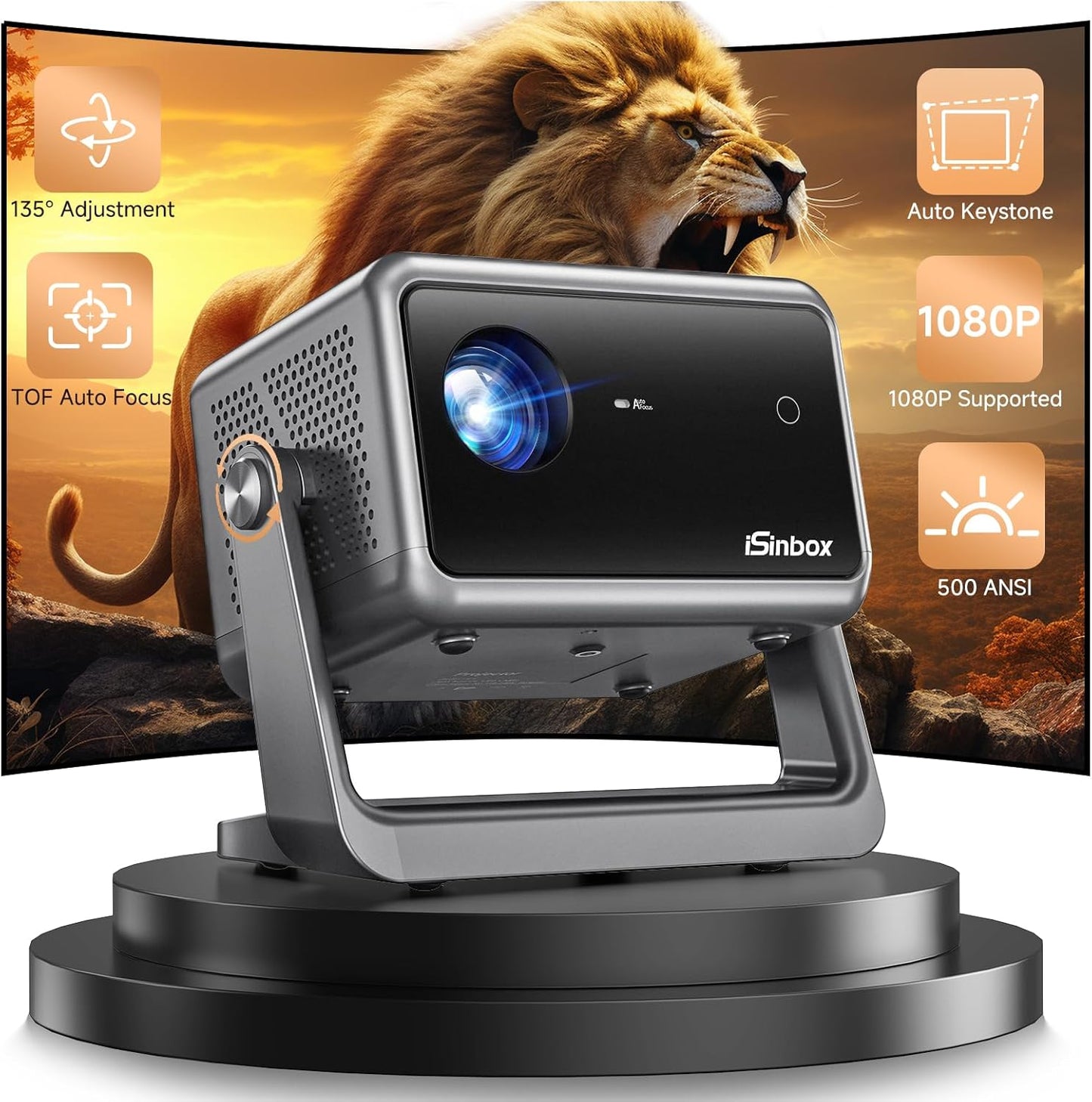 Wireless Mini Projector for Ultimate Home Entertainment