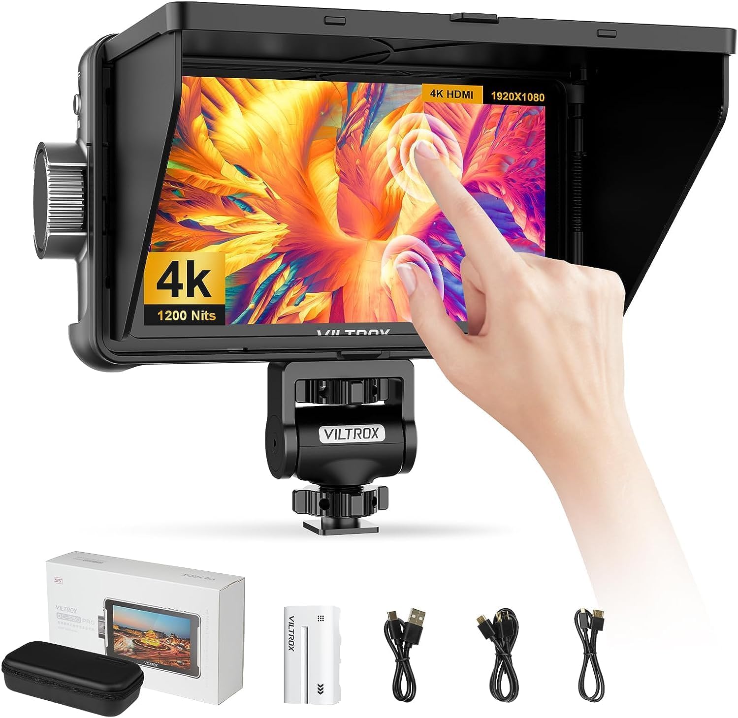 VILTROX DC550 Pro 5.5in Camera Field Monitor for Creators