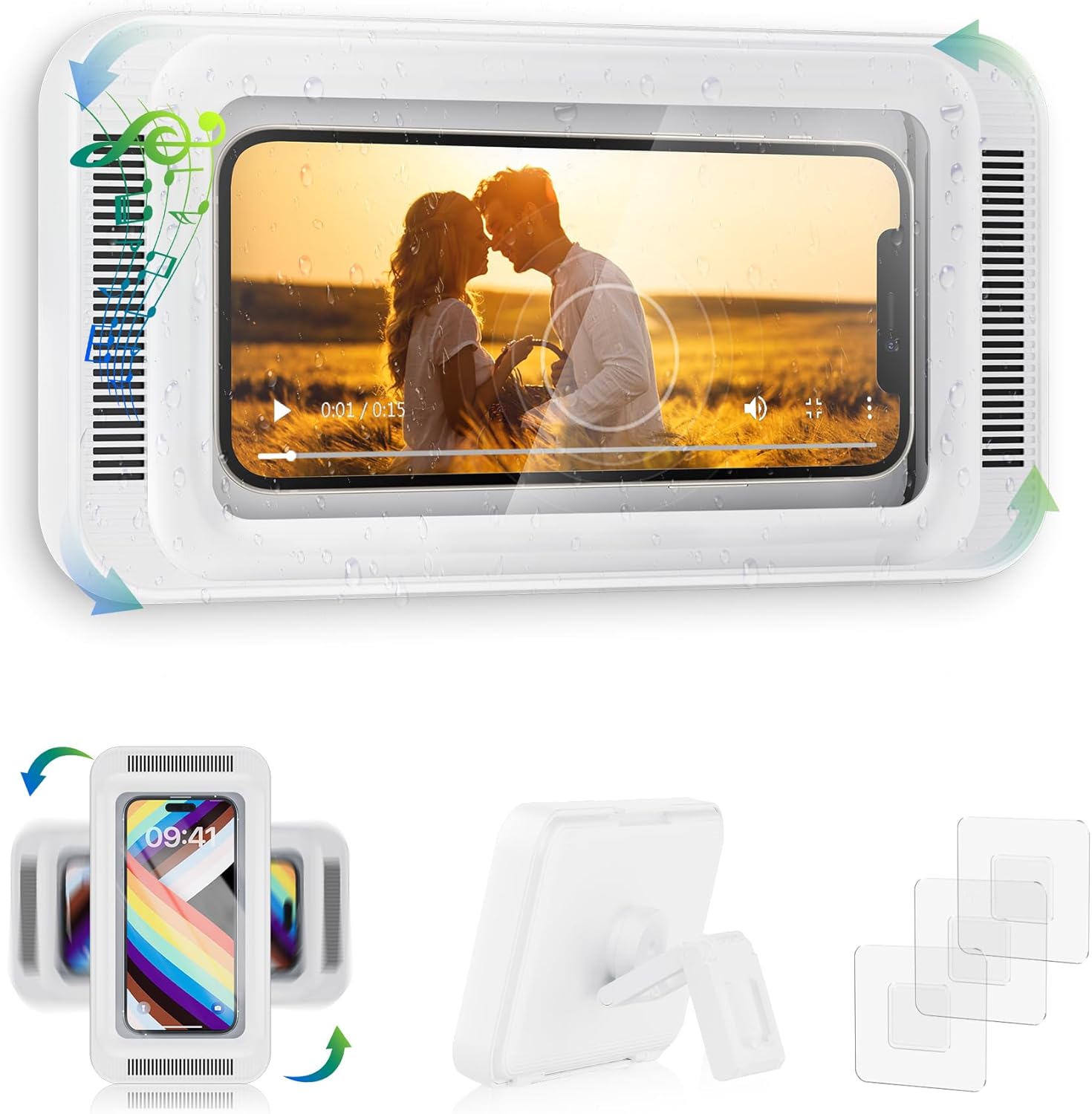 Waterproof Shower Phone Holder for iPhone - Hands-Free Convenience