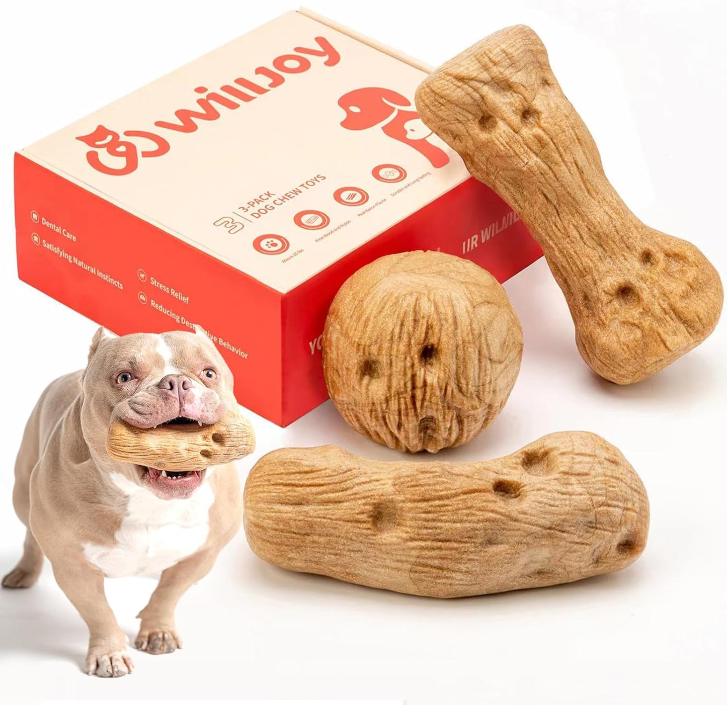 Indestructible Bacon Dog Toys by Willjoy