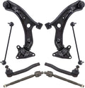 TRQ Front Steering & Suspension Kit for 2009-2013 Honda Fit - 8 Piece