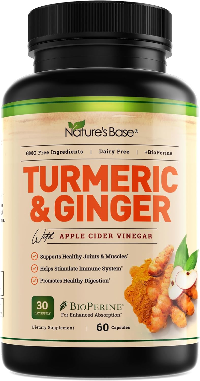 Joint Support Capsules - Powerful Turmeric Formula - 95% Curcuminoids - 60ct