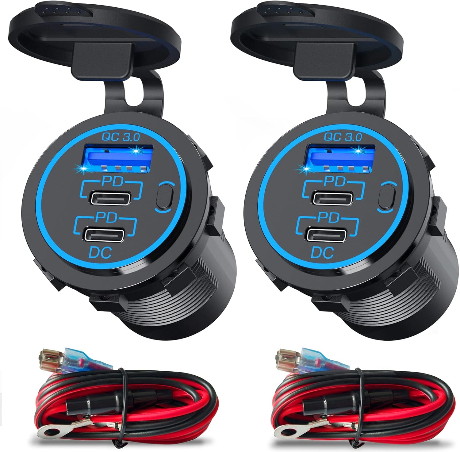 Dual PD Fast Car Charging: Ouffun 2 Pack