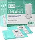 8 Pack Adult Diaper Liner Refills Compatible with Janibell Akord 330