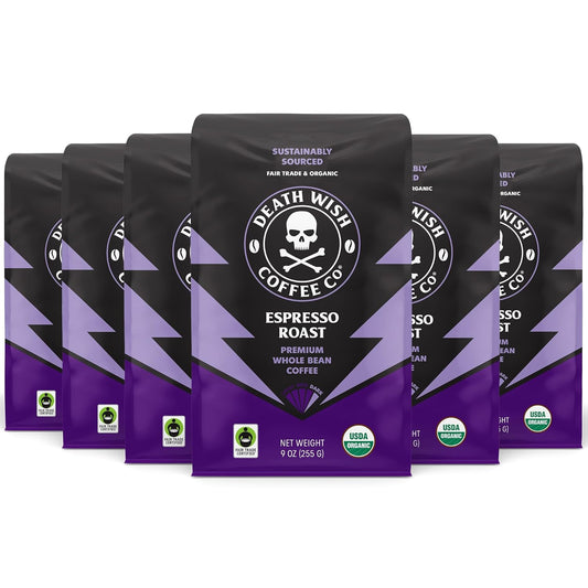 Death Wish Coffee Espresso Roast Whole Bean 6 Pack Review
