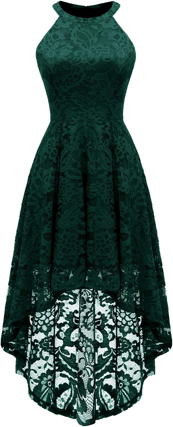 Elegant Halter Lace Wedding Guest Dress for Any Occasion