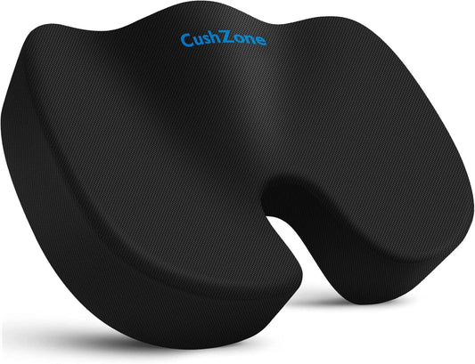 CushZone Memory Foam Seat Cushion - Comfort Everywhere