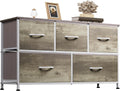 WLIVE Dresser for Bedroom with 5 Drawers and Storage Bins