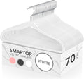 Smartor Velvet Hangers 70 Pack - Slim Non Slip Closet Organizers