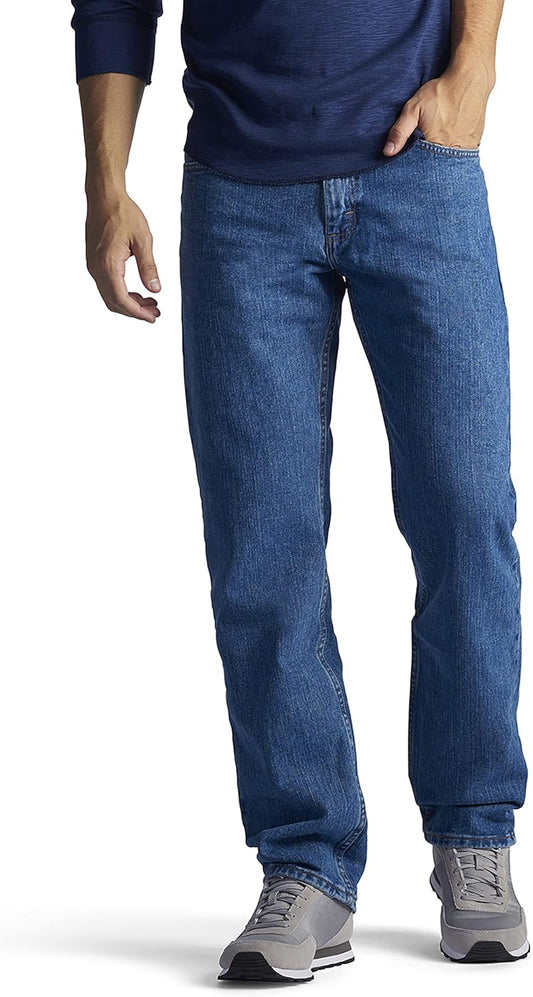 Lee Men's Regular Fit Straight Leg Jean for Ultimate Comfort