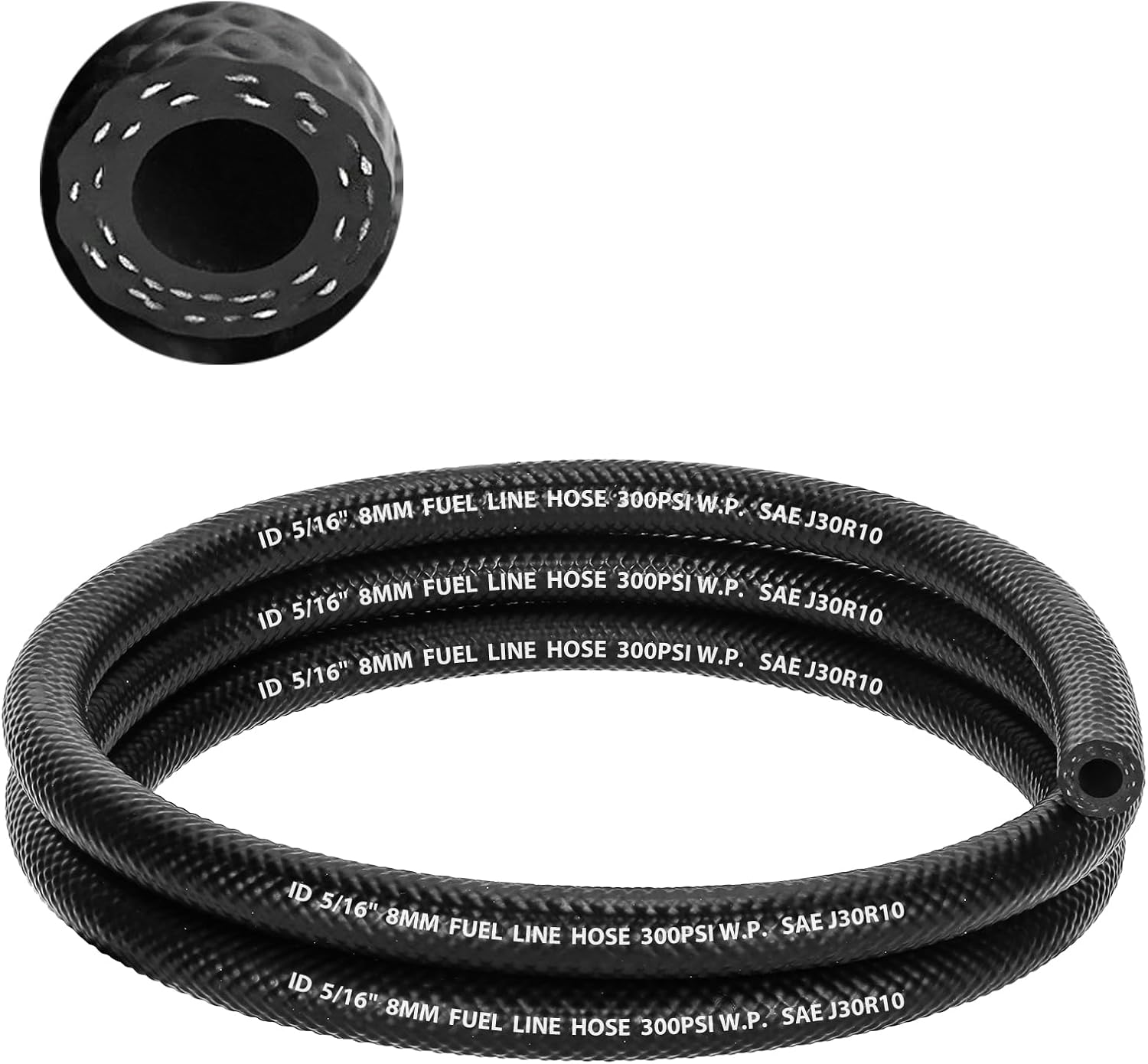 5/16 Fuel Line Hose 10FT SAE 30R10 High Pressure Submersible