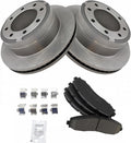 TRQ Brake Pad and Rotor Kit for 2013-2019 Ford Super Duty