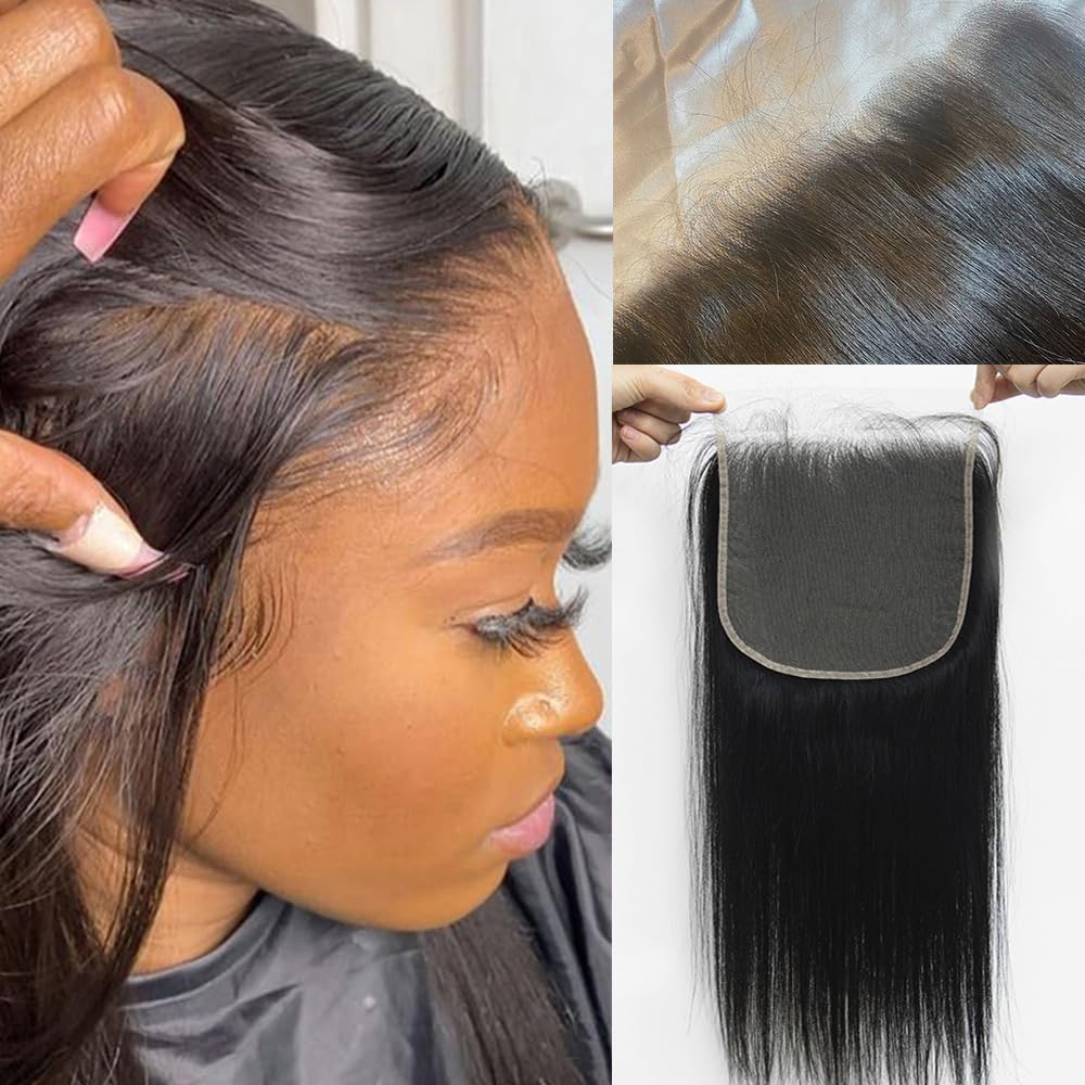 7x7 Lace Closure with Baby Hair for Natural Look and Style