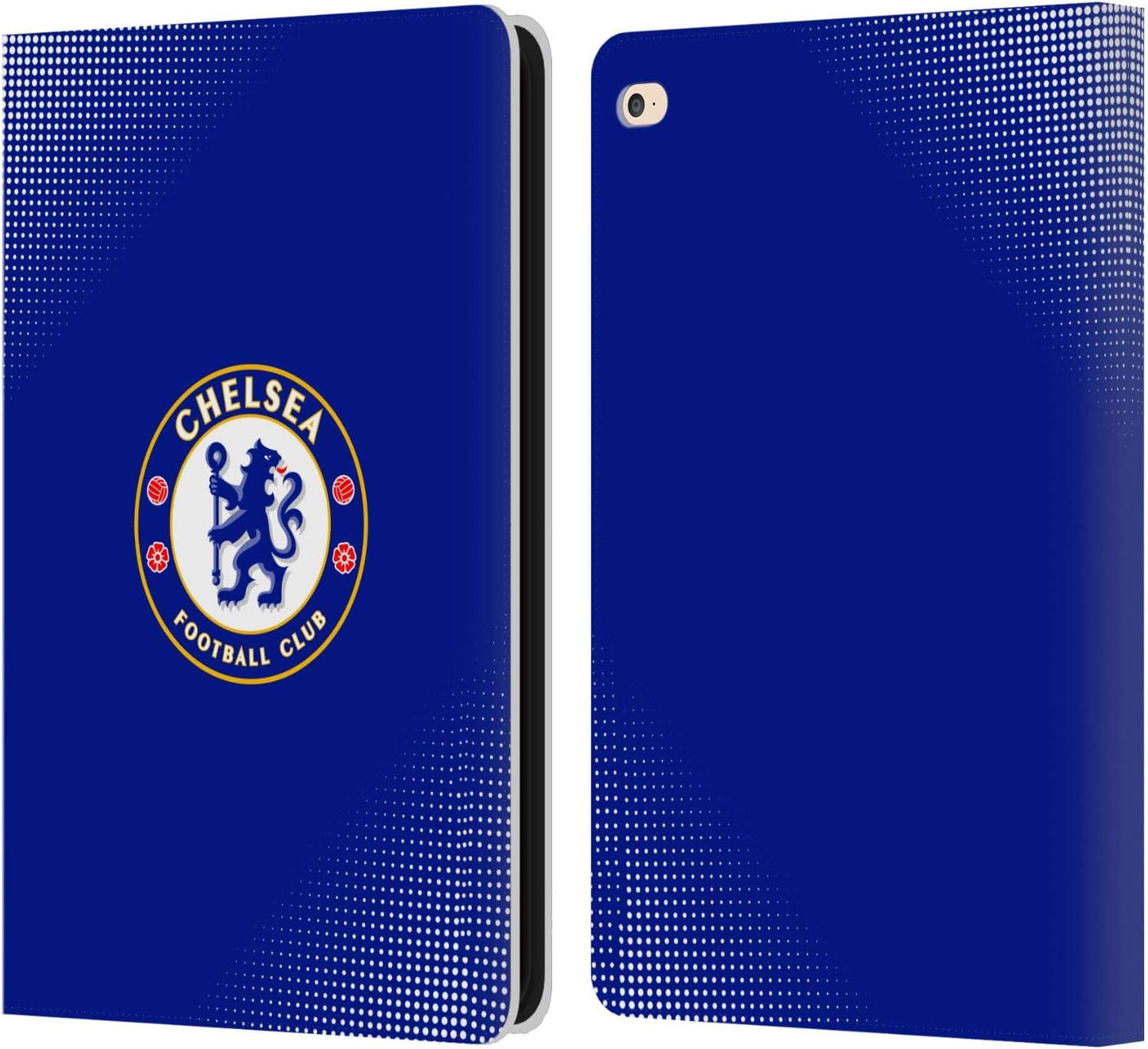 Chelsea Football Club Halftone Crest Leather Flip Case for iPad Air 2