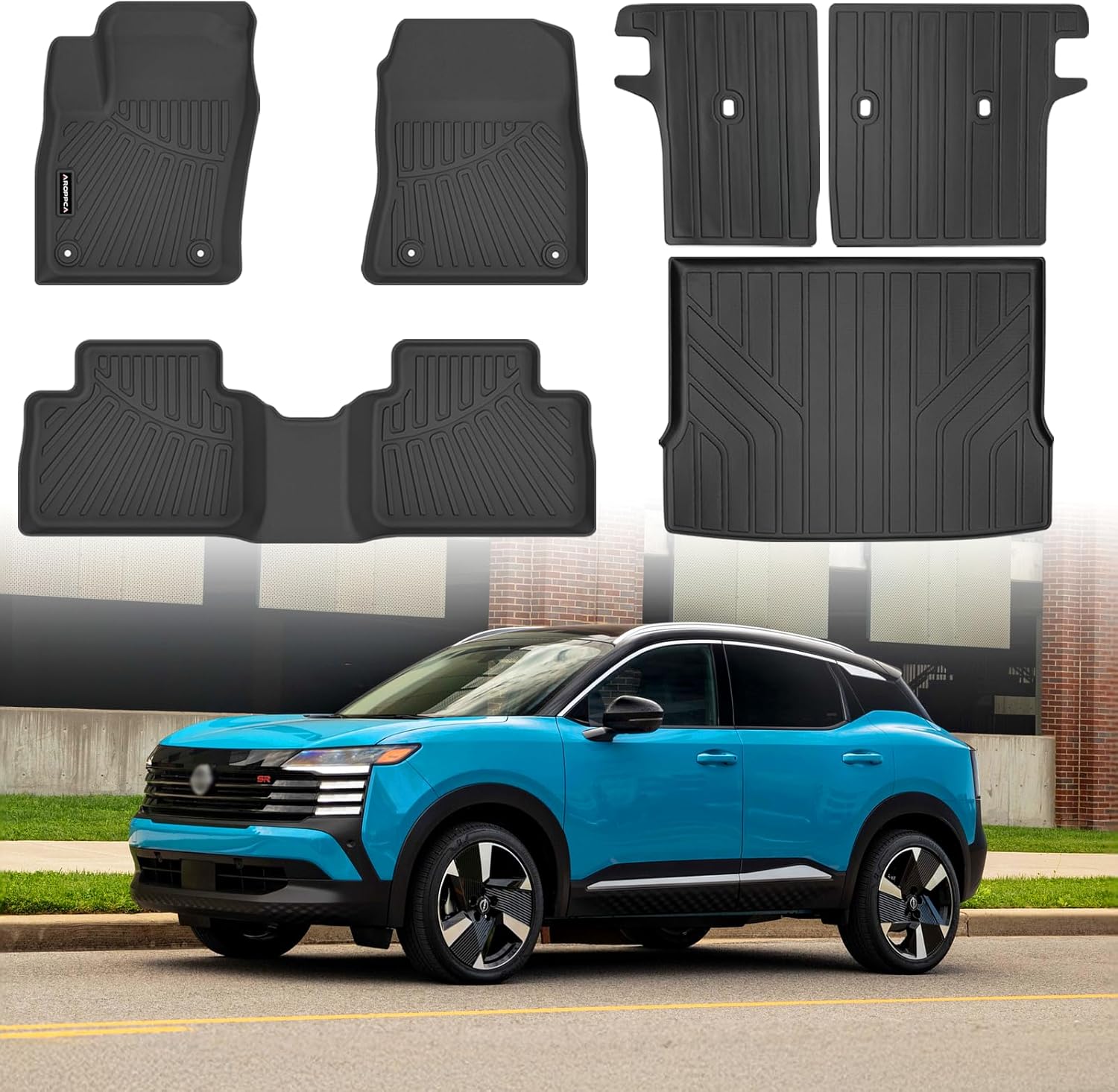 All Weather Car Floor Mats for 2025 2026 Nissan Kicks SV/SR