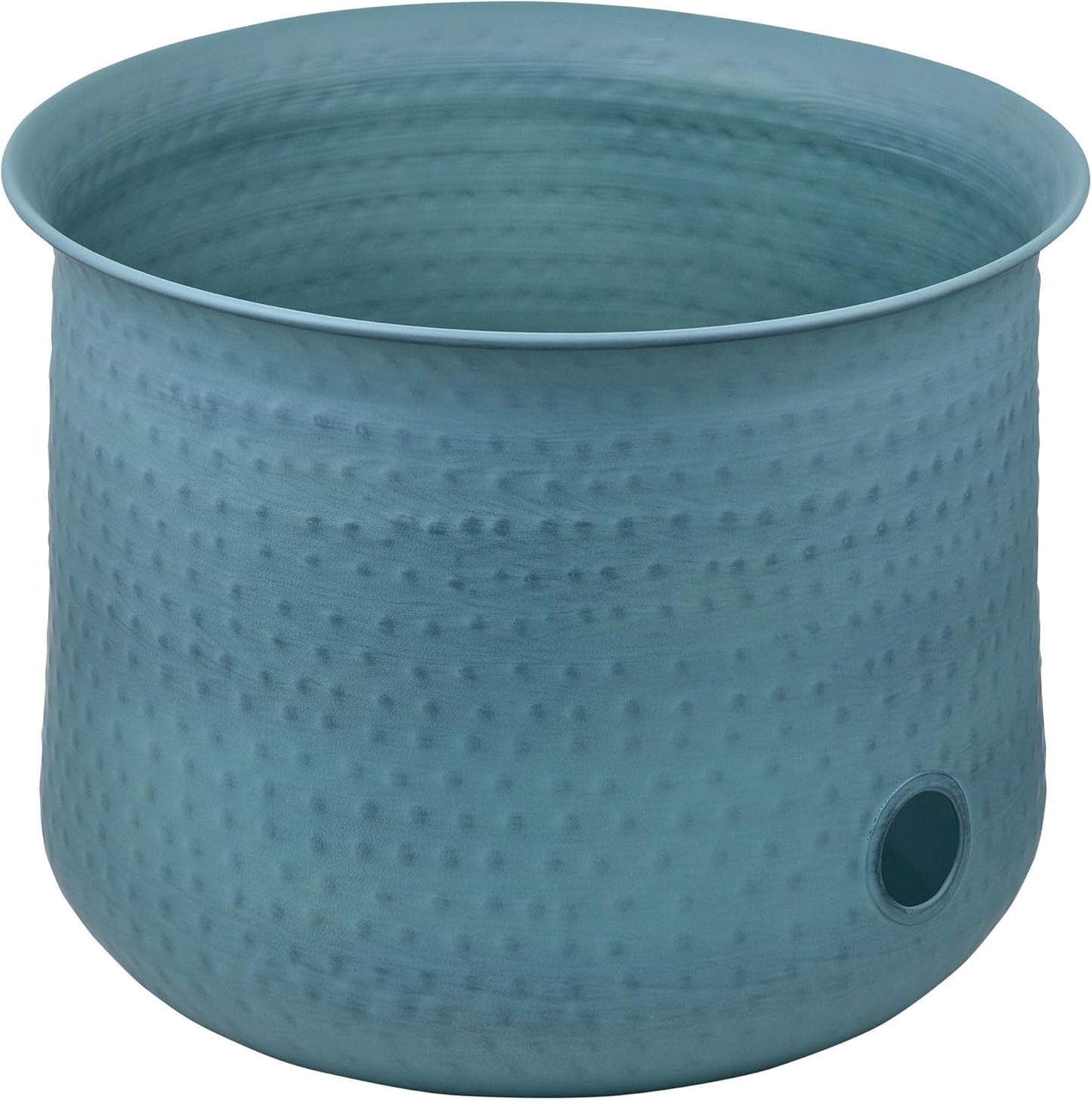 LifeSmart Steel Garden Hose Pot Holder for Rustic Charm