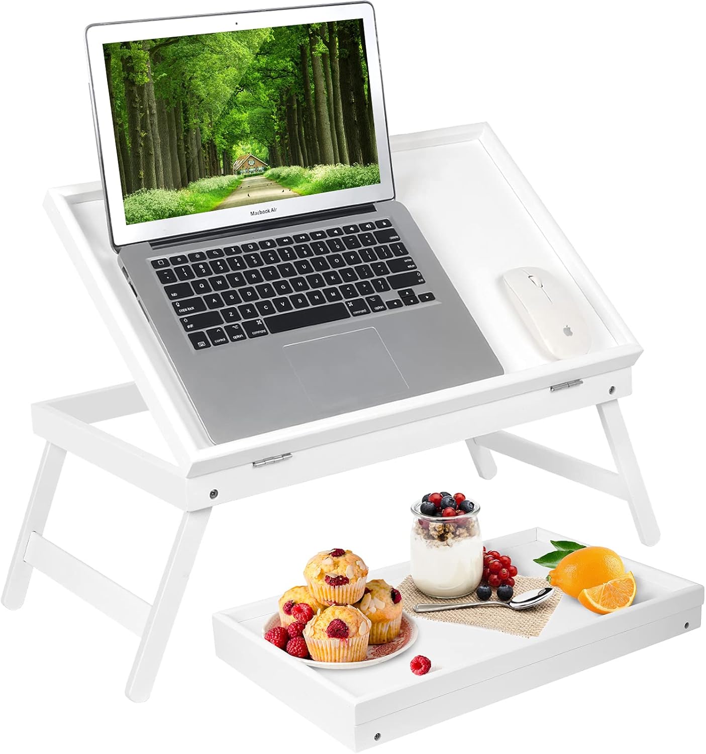 Artmeer Bamboo Bed Tray - Portable & Stylish!