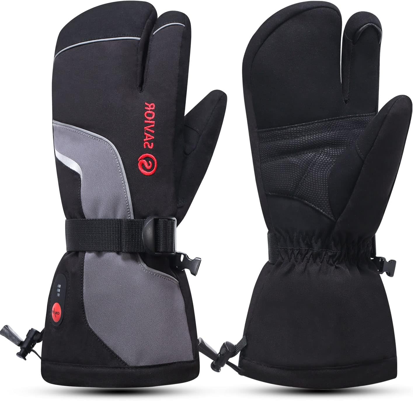 SAVIOR HEAT Heated Ski Mittens Keep You Warm
