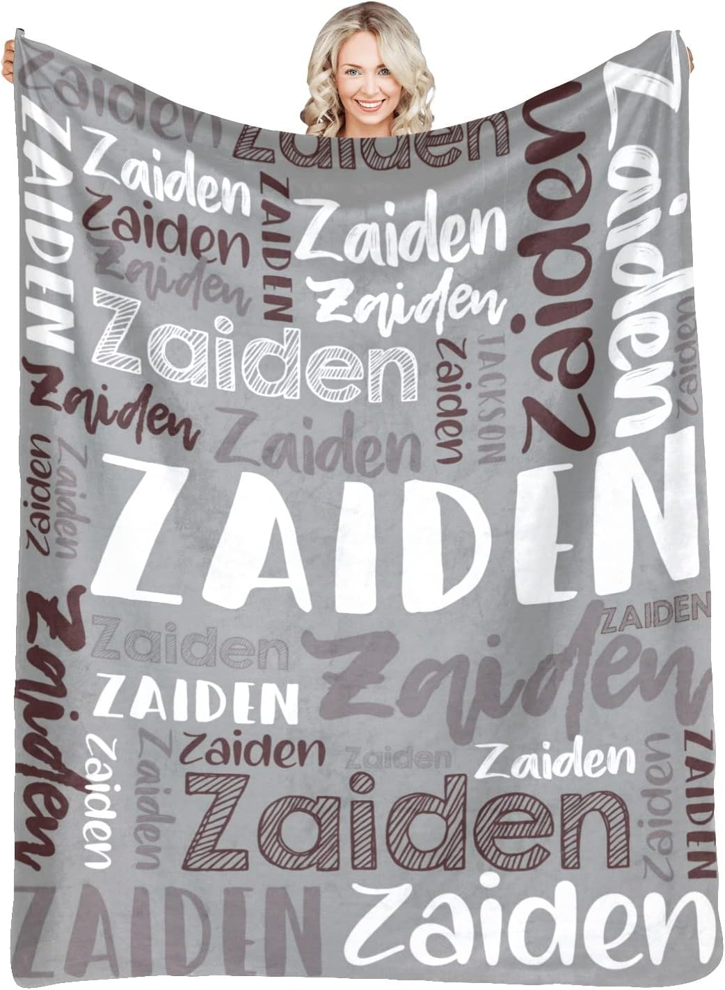 Personalized Blankets for Kids and Adults - Custom Name Throws