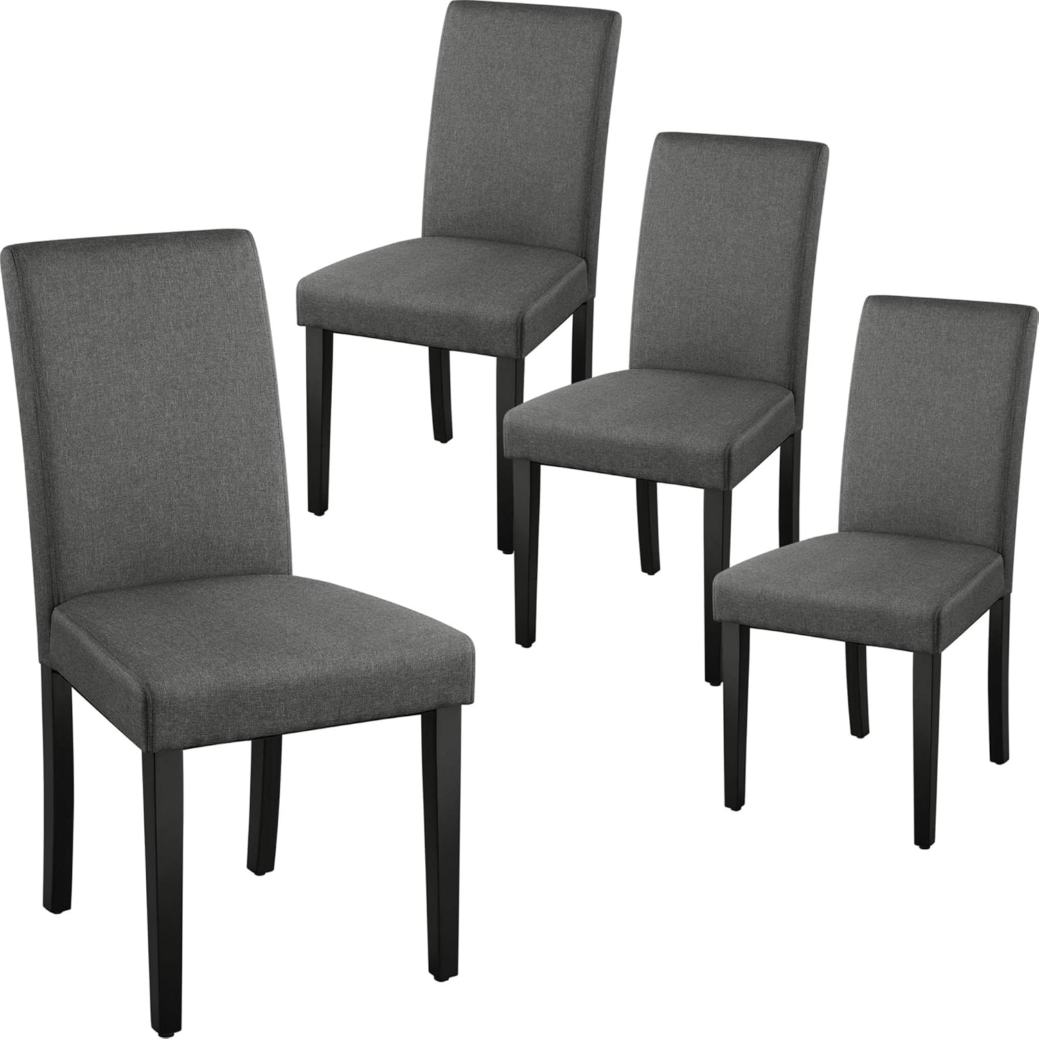 Yaheetech Dining Chairs Set of 4 Armless Kitchen Chairs