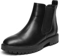 DREAM PAIRS Women's Low Heel Chelsea Ankle Boots (Style LF26)