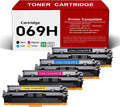 069H Toner Cartridge Set Compatible Replacement for Canon 4Pack - High