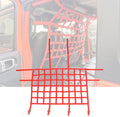 Red Rear Seat Isolation Net for Wrangler JK JL JT 2007-2025 - Pet
