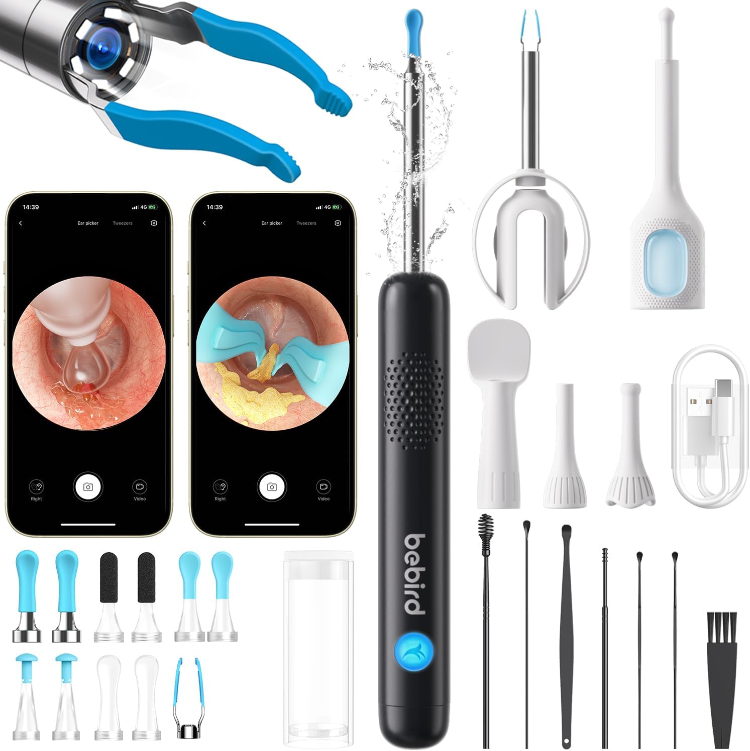 BEBIRD R1 Ultra Ear Wax Removal Kit with Camera Ear Scope