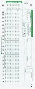 882 E Lovas Compatible Testing Forms (500 Sheet Pack) - 100Q Two-Sided